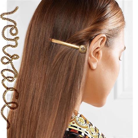 versace style hair clip|versace hair design.